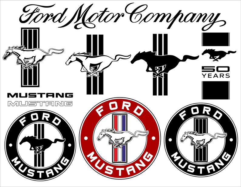 Download Ford Motor logo SVG Bundle. Car emblem vector clipart | Etsy