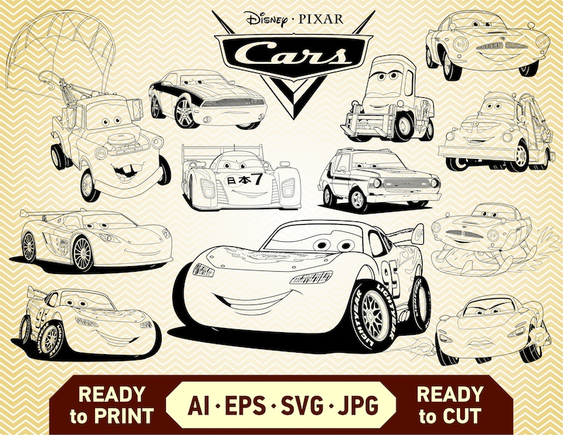 disney cars svg files