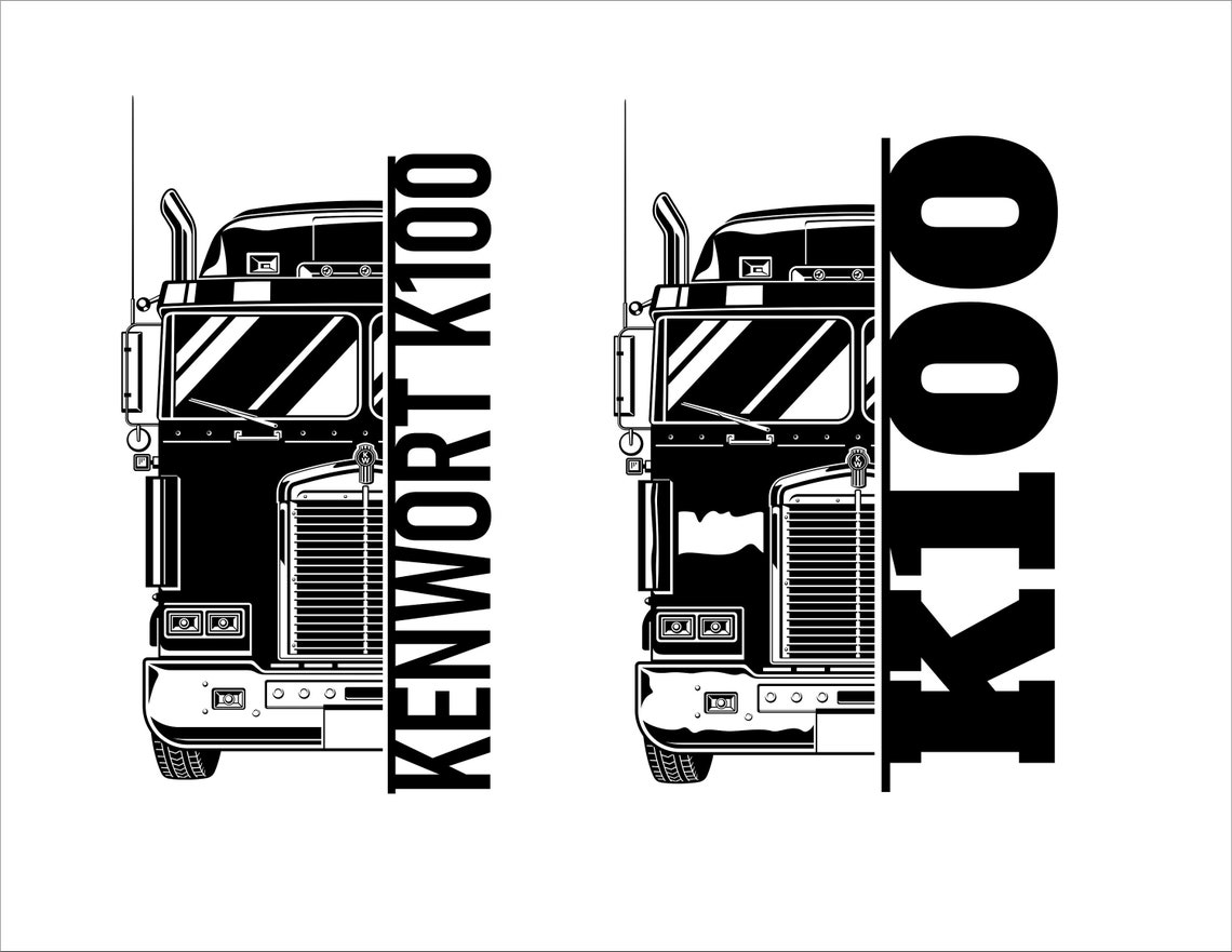 Kenworth K100 SVG Bundle. American truck emblem collection. | Etsy
