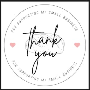 Sourdough Thank You Sticker
