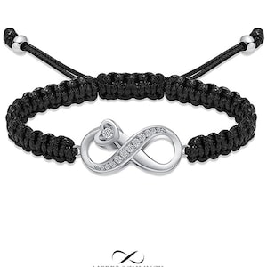 Urn Bracelet for Ashes Cremation Infinity with small Gemstone Heart Jewelry Keepsake Human Dog Pet with personal engraving Steel Silver