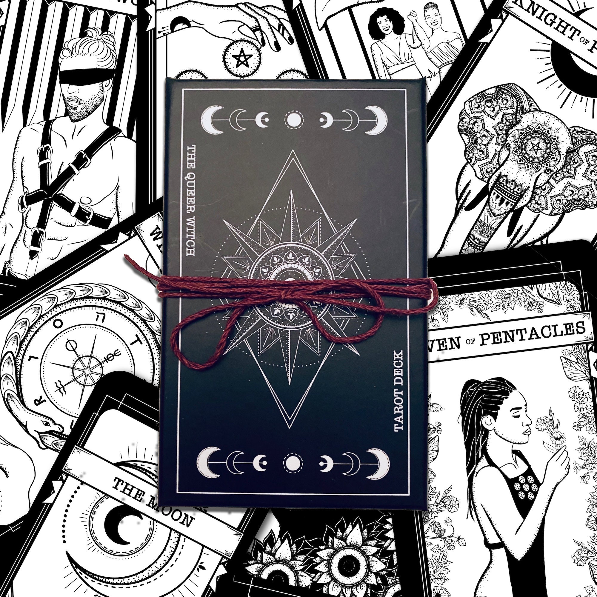 Indi cards. Modern Witch Tarot Deck. Tarot Vibe. The Moon Modern Witch Tarot Deck.