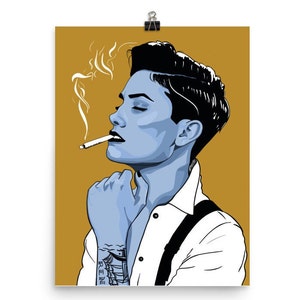 Timeless Traditional Tattoo Print - Abstract Portrait