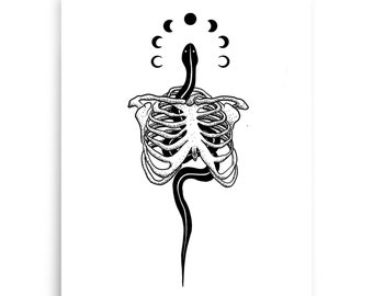 Du Spleen à L’idéal - Tattoo Print - Baudelaire