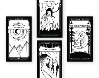 Stickers - Queer Witch Tarot Deck - 2,5 x 4,5 inch.