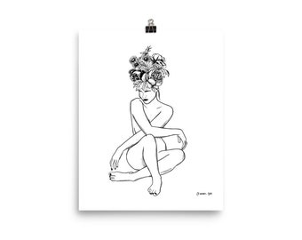 Naked Woman Tattoo - Etsy