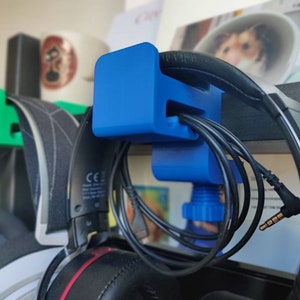 Kopfhörer Halter, Halterung, Halterung, mit verstellbarer Klemme für Schreibtisch/Regal - perfektes Geschenk für Home Office Organisation, Gamer und Audioliebhaber