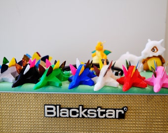 Dinosaur Guitar Pick & Plectrum holder - 3D printed stegosaurus pick holder, fun cute gift and shelf display decor for guitarist, musician