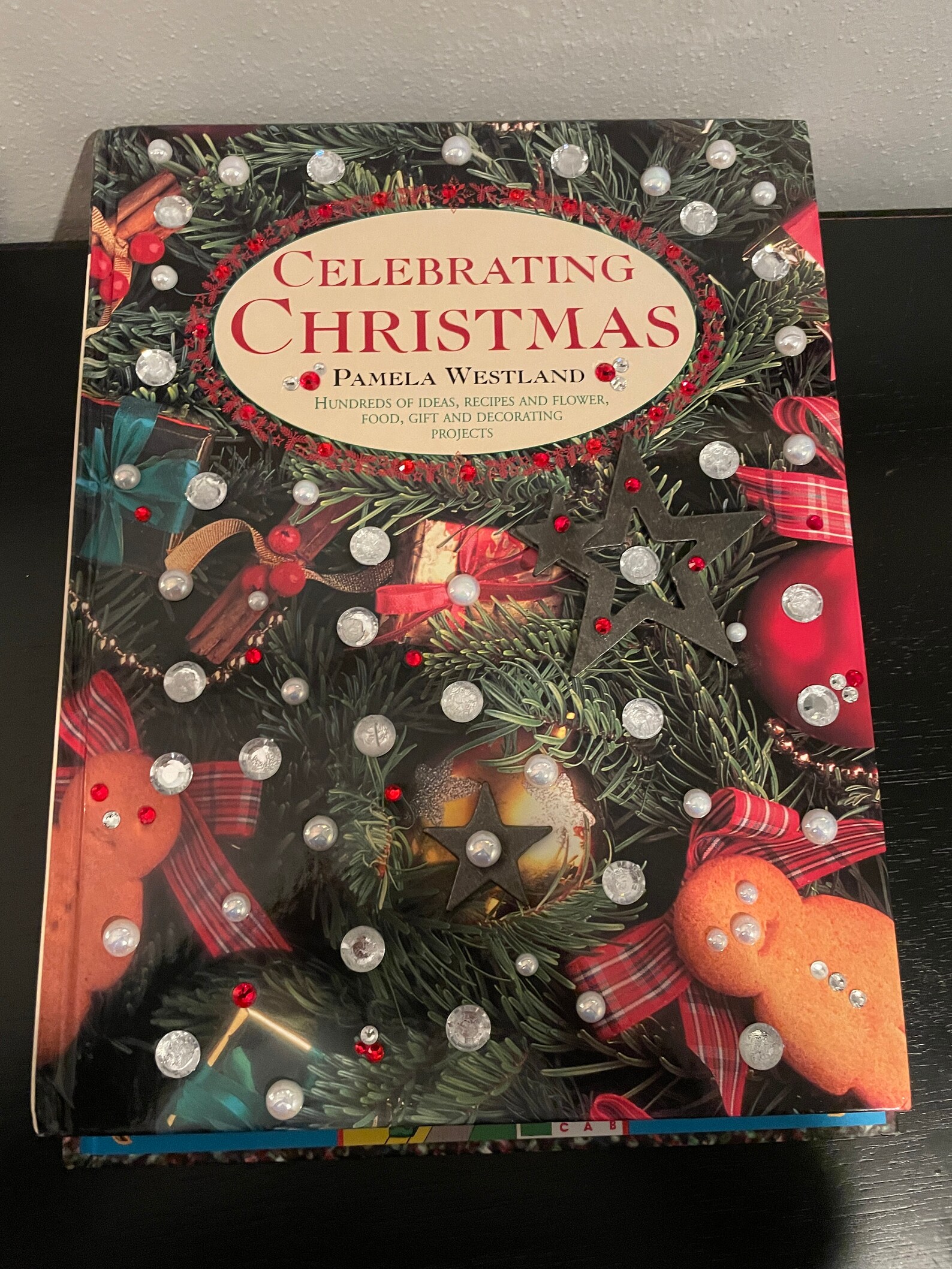 Embellished Coffee Table Gift Book Christmas Holiday Etsy