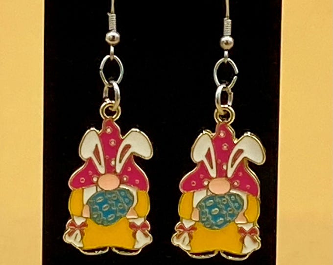 Easter Day Gnome Earrings Stainless Hook