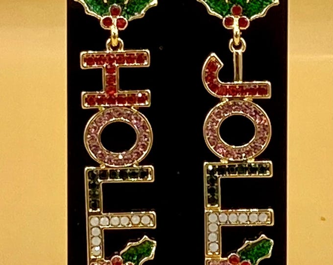 Holly Jolly Christmas Post Style Earrings