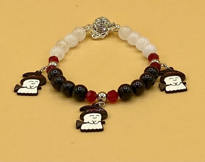 Halloween Witch Ghost Bracelet Magnetic Closure