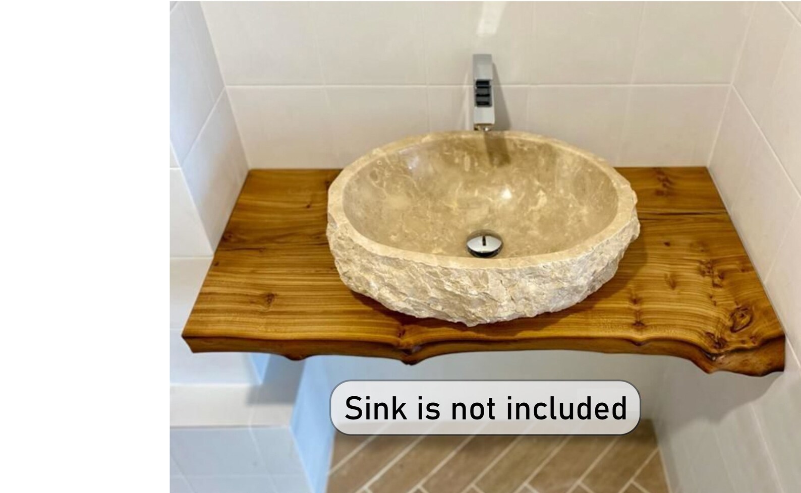 Custom Made Epoxy Vanity Top Luxury Live Edge Rustic Slab Wood Etsy