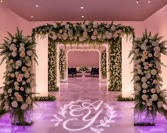 Wedding projector, Gobo projector, Light projector, Logo projector, Wedding initials logo light,Custom projector light,Gobo light projection