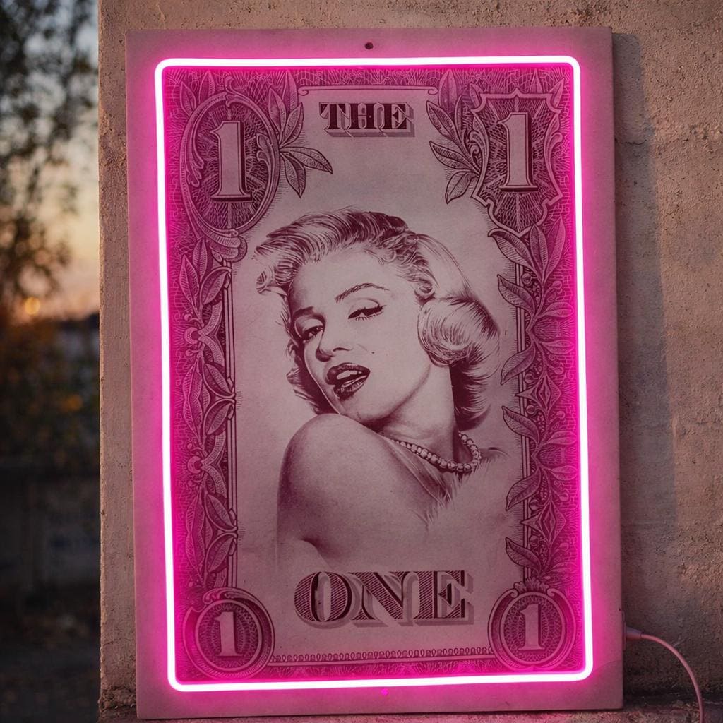 Neon Led Marilyn Monroe - Etsy