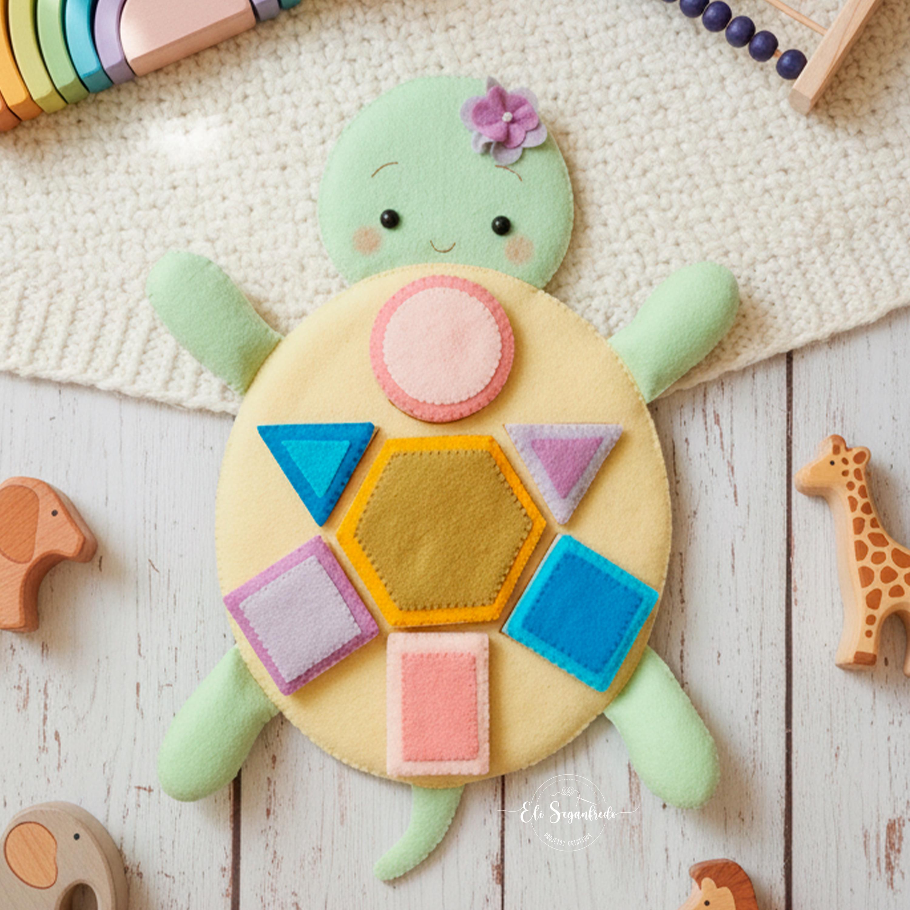 Textile Toy Pattern Felt Toy Set Sewing Patterns | Educational Activity Set (PDF Pattern ...