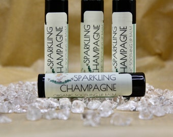 Organic Tinted Lip Balm, Sparkling Champagne, Naturally Tinted Lip Balm