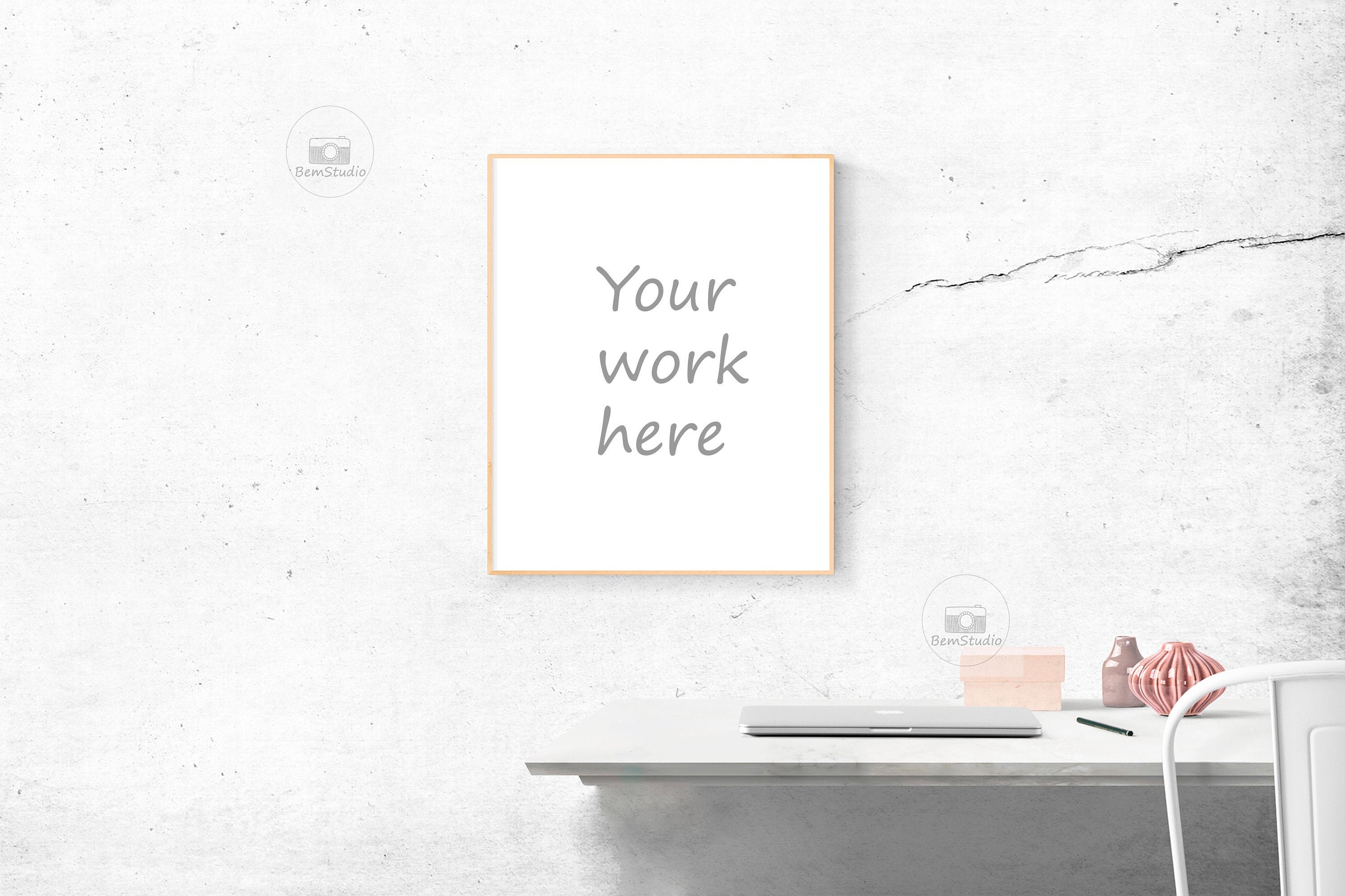 8x10 16x20 24x30 Poster Mockup Wood Frame Mockup Poster