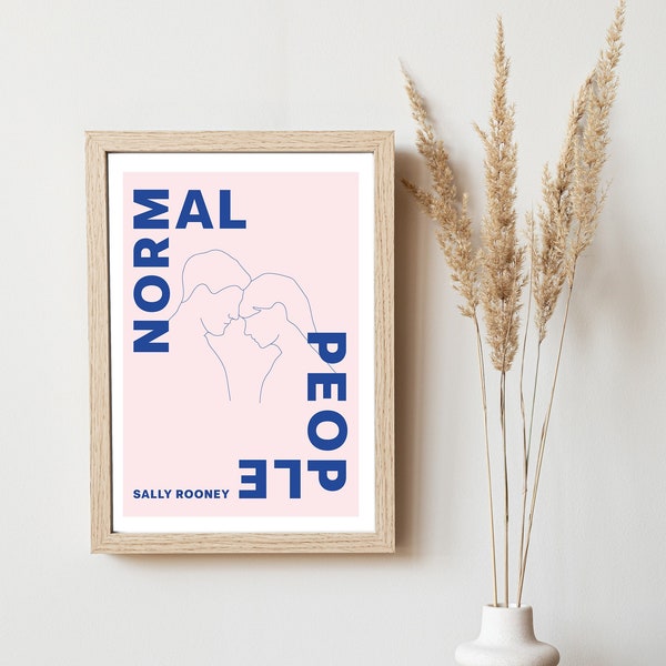 Normal People Print / A3 / Wall Art / Poster / Book Art / Sally Rooney