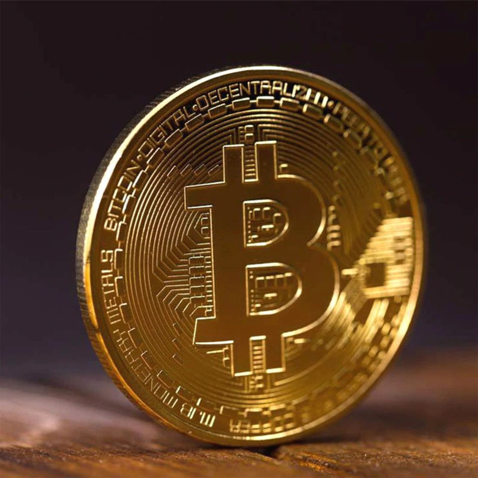 Bitcoin Physical Coin BTC GOLD Corner Free Shipping Etsy