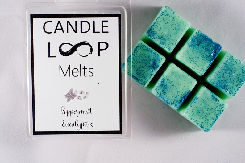 Peppermint & Eucalyptus Wax Melts/ Highly Scented Homemade Etsy