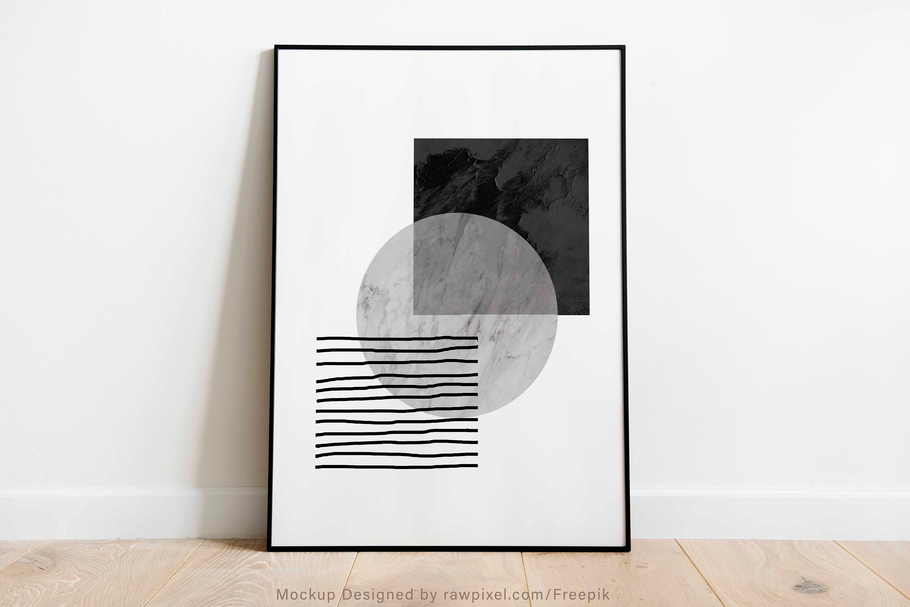 PRINTABLE Wall Art Black White Grey Abstract Art Black White Etsy