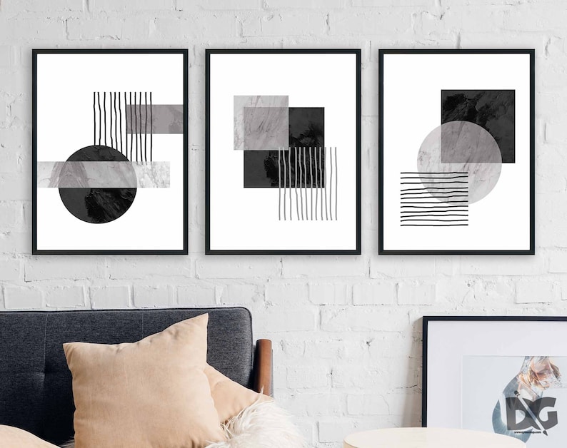 PRINTABLE Wall Art Black and White Gallery Wall Minimalist Etsy Singapore