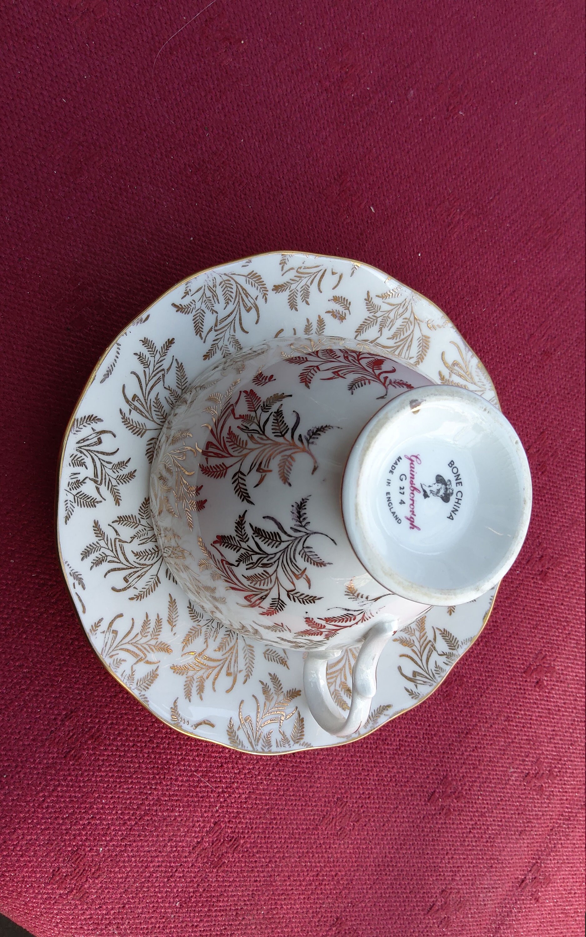 Gainsborough bone China tea set of 5 Rare & collectible Etsy