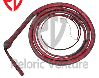 14 Feet 12 Plaits Cowhide Leather Whip