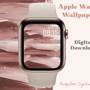 Abstract Botanical Art | Apple Watch Wallpaper, Smart Watch, Apple Watch face, Fitbit Face, Apple Watch Background, Fitbit Background