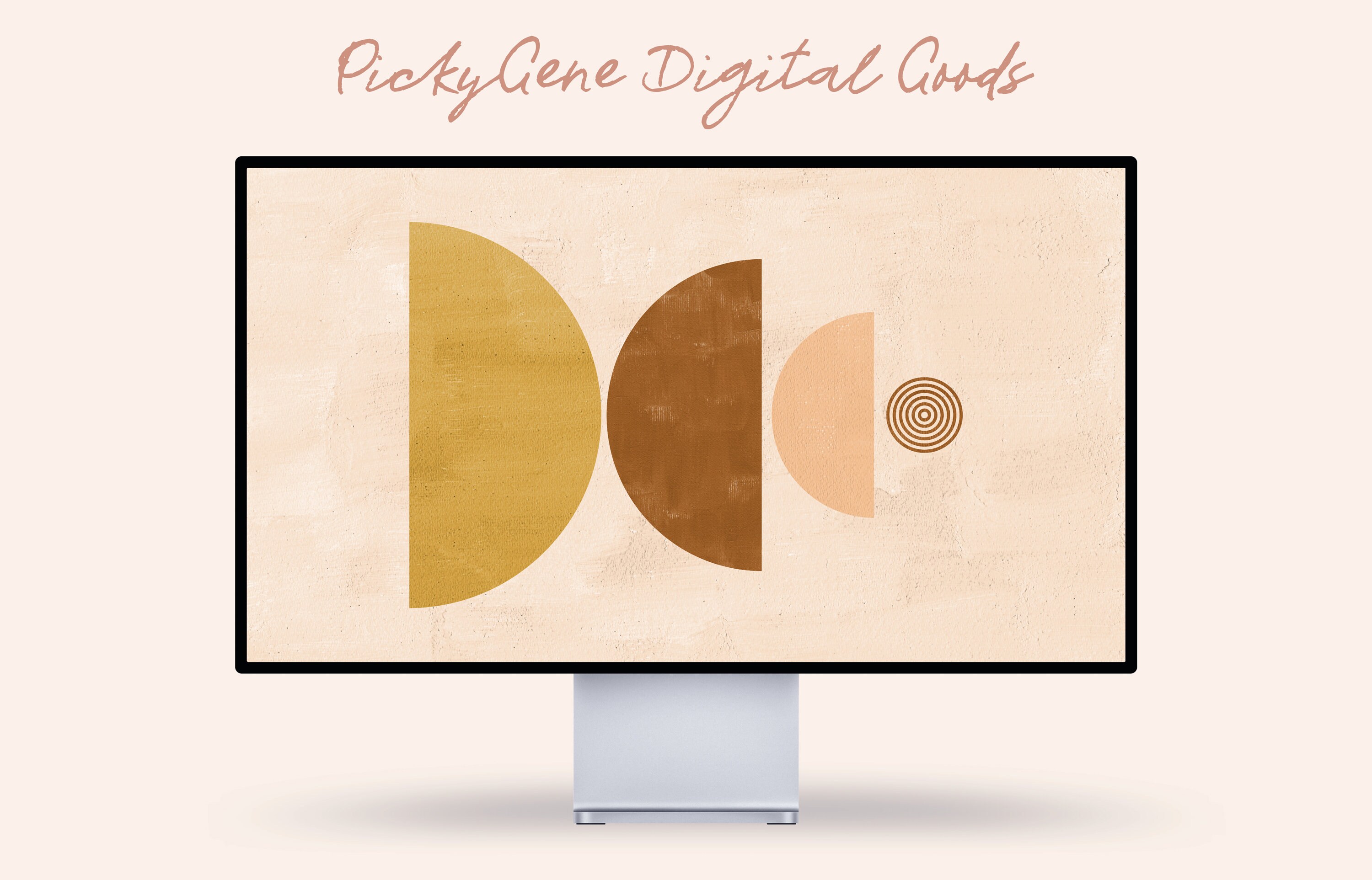 Boho Desktop Wallpaper Laptop Background Abstract - Etsy UK