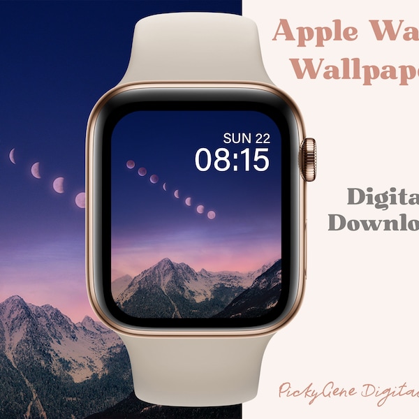 Apple Watch Wallpaper Template Etsy