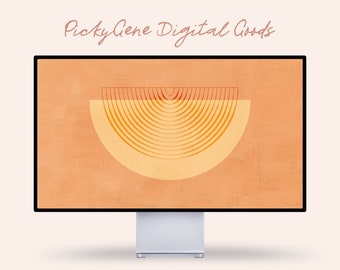 Boho Desktop Wallpaper | Laptop Background, Abstract Wallpaper, Minimalist Wallpaper, Mac Wallpaper, Digital Wallpaper, Digital Background