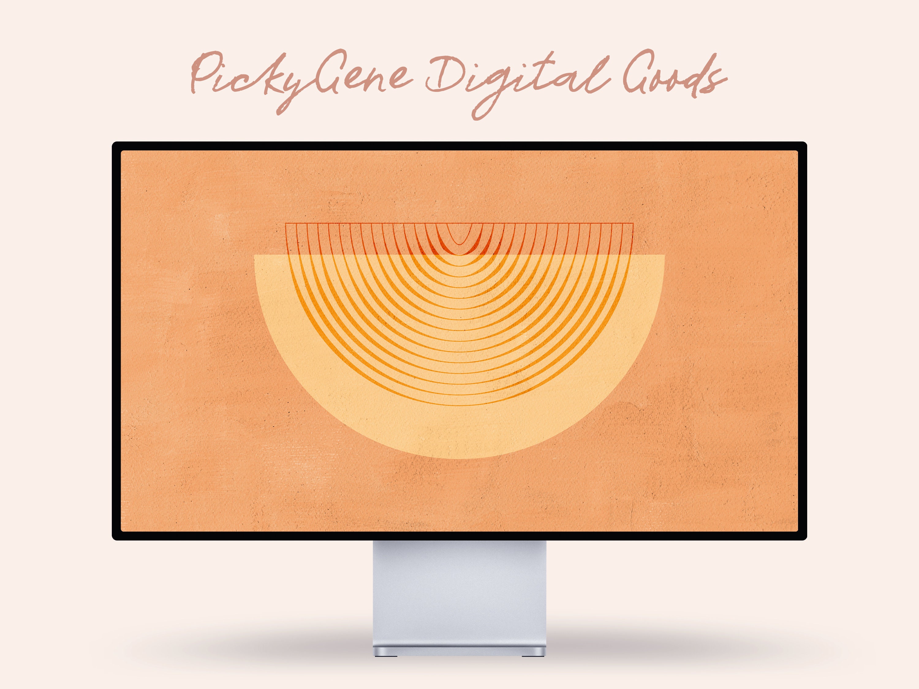 Boho Desktop Wallpaper Laptop Background Abstract - Etsy