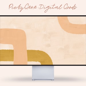 Boho Desktop Wallpaper | Laptop Background, Abstract Wallpaper, Minimalist Wallpaper, Mac Wallpaper, Digital Wallpaper, Digital Background
