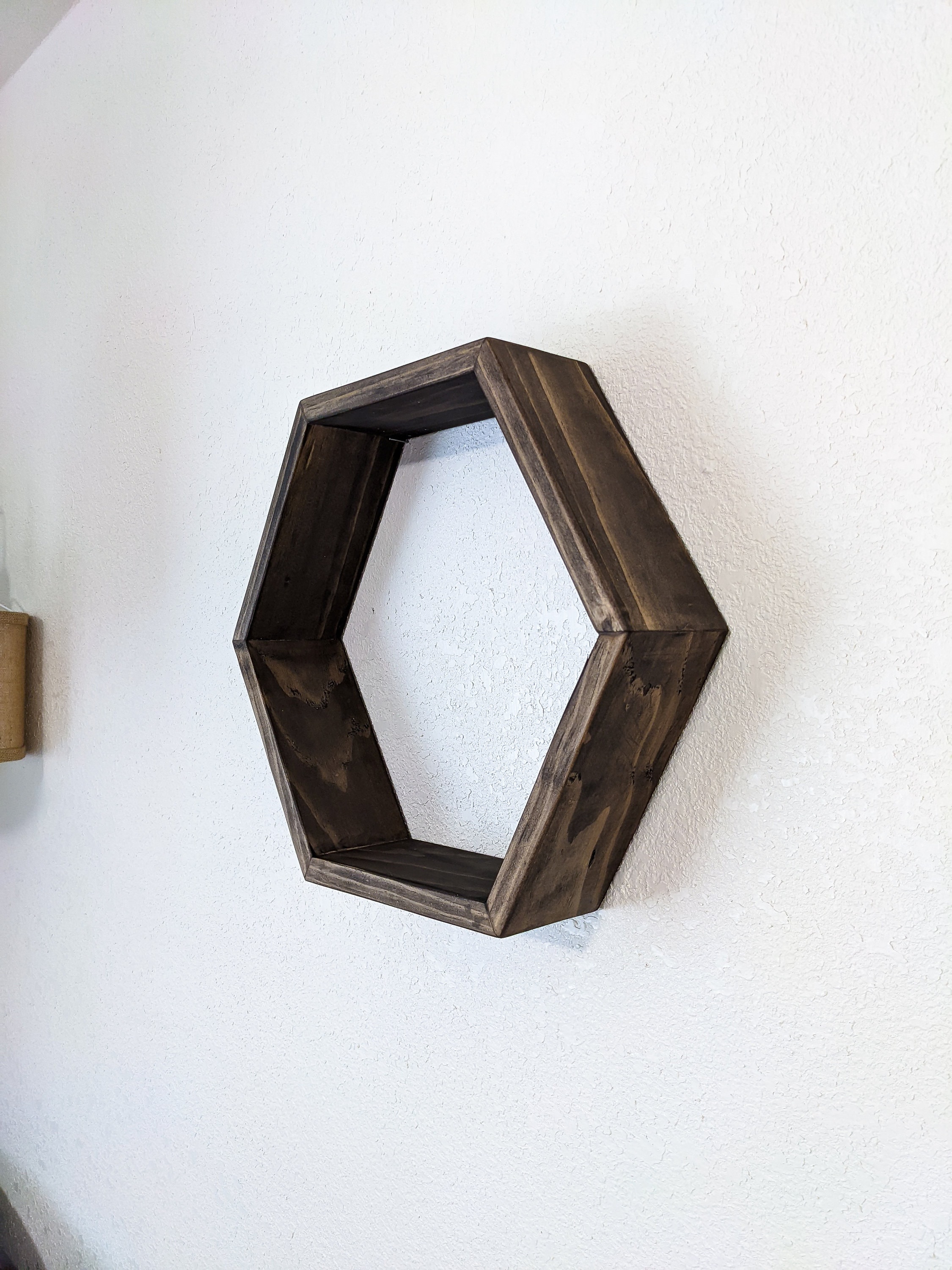 LARGE Hexagon Shelf / Shelves / Geometric Shelves / Etsy
