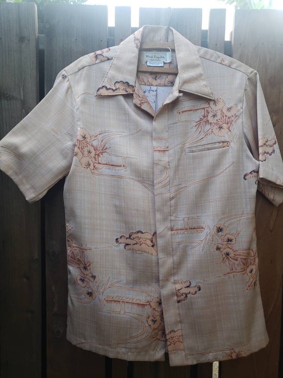 60's Asian Hawaiian shirt - Gem