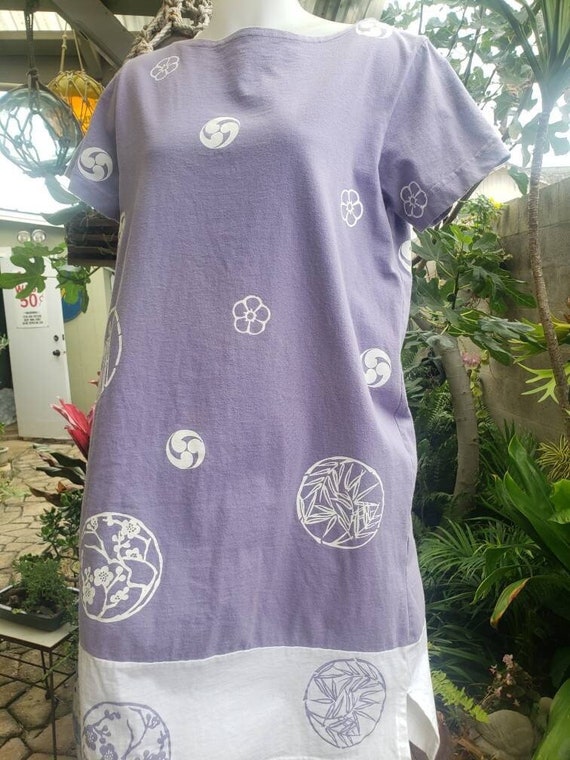 Vintage island wear shirt dress