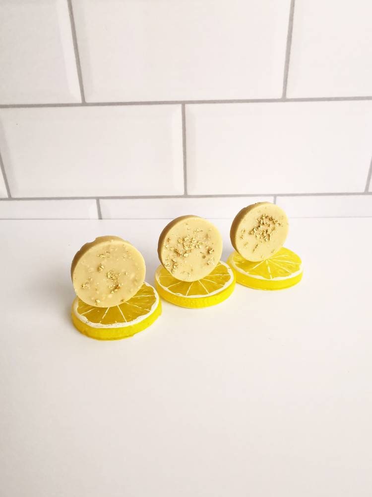 Lemon Zest Body Butter Scrub Bar Etsy