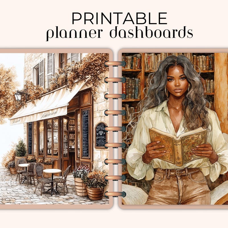 Happy Planner Fall Dashboards Etsy