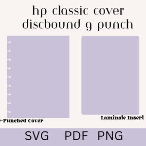 Happy Planner Cover/Disc bound Planner Cover/SVG,PDF/ Planner Cutting File