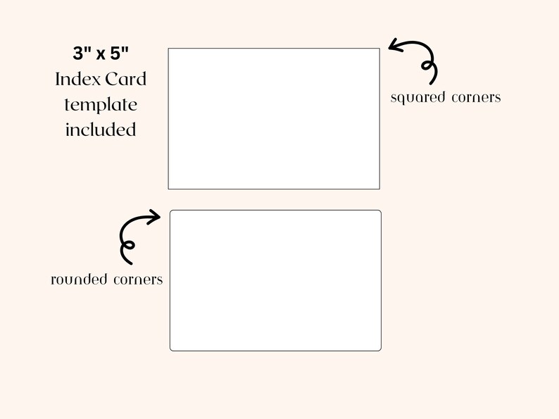 Index Card Divider Template
