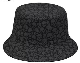 Skull Bucket Hard Hat - Etsy