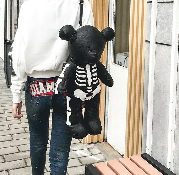black teddy bear backpack