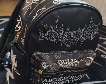 Gothic Backpack PU Leather Ouija Gothic Punk Rocker Backpack School Backpack Runes Bag Travel Backpack Wicca Bag witch Bag emo Backpack Etsy Canada