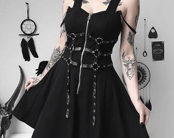 black goth outfit