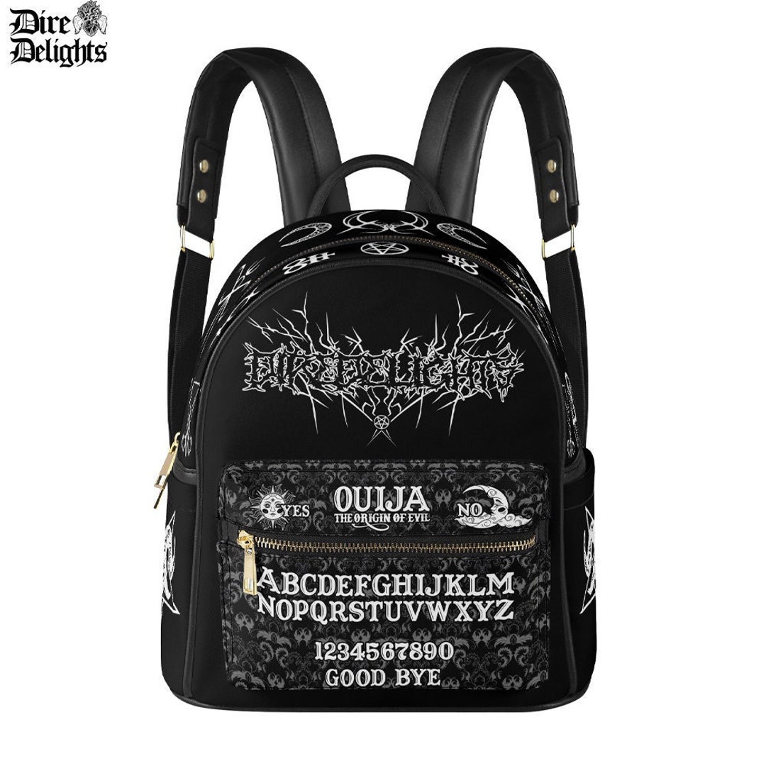 Gothic Backpack PU Leather Ouija Gothic Punk Rocker Backpack - Etsy 日本