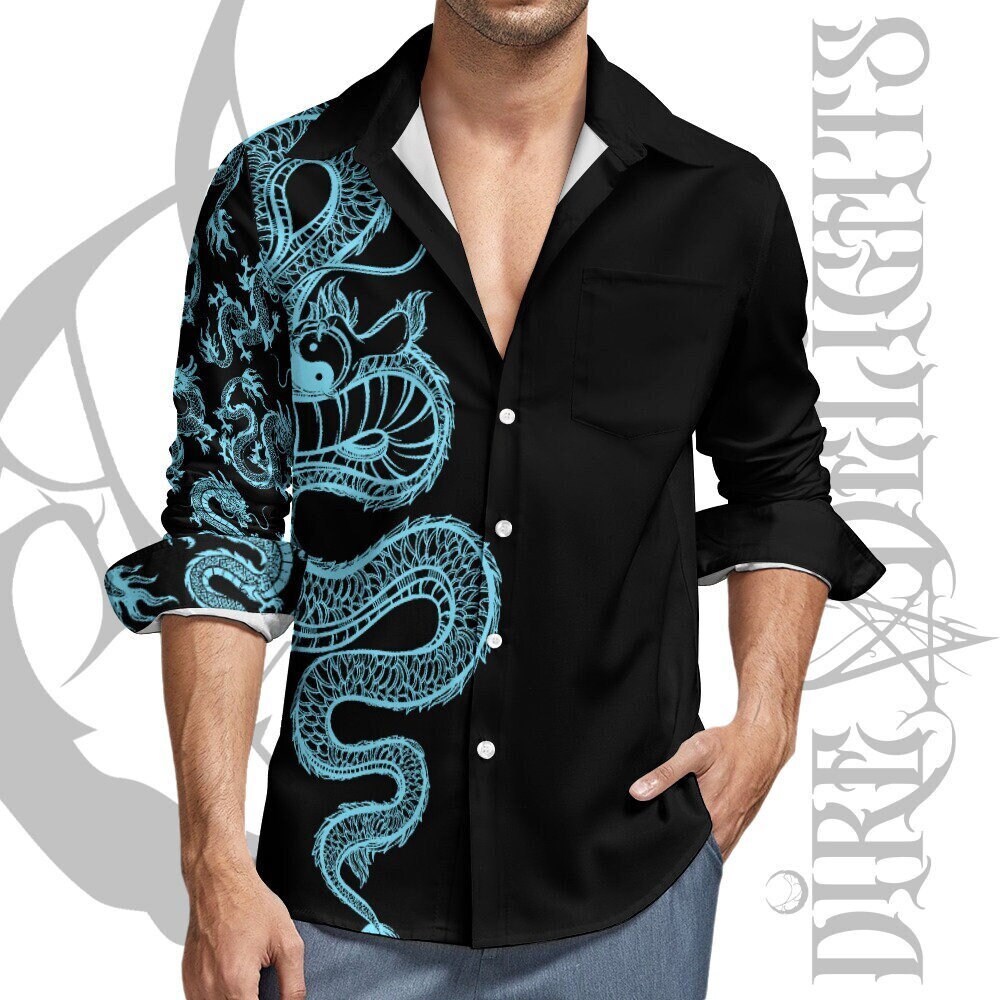 トップス maturely / YIN-YANG Embroidery Blouse Yin Yang Blouse - Etsy
