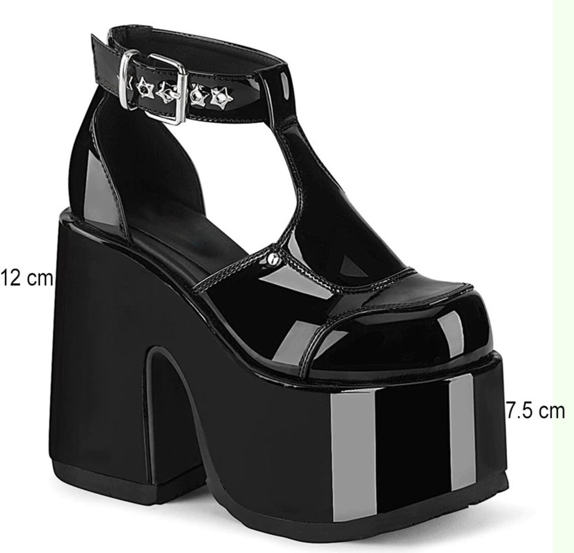 goth beach platform sandals