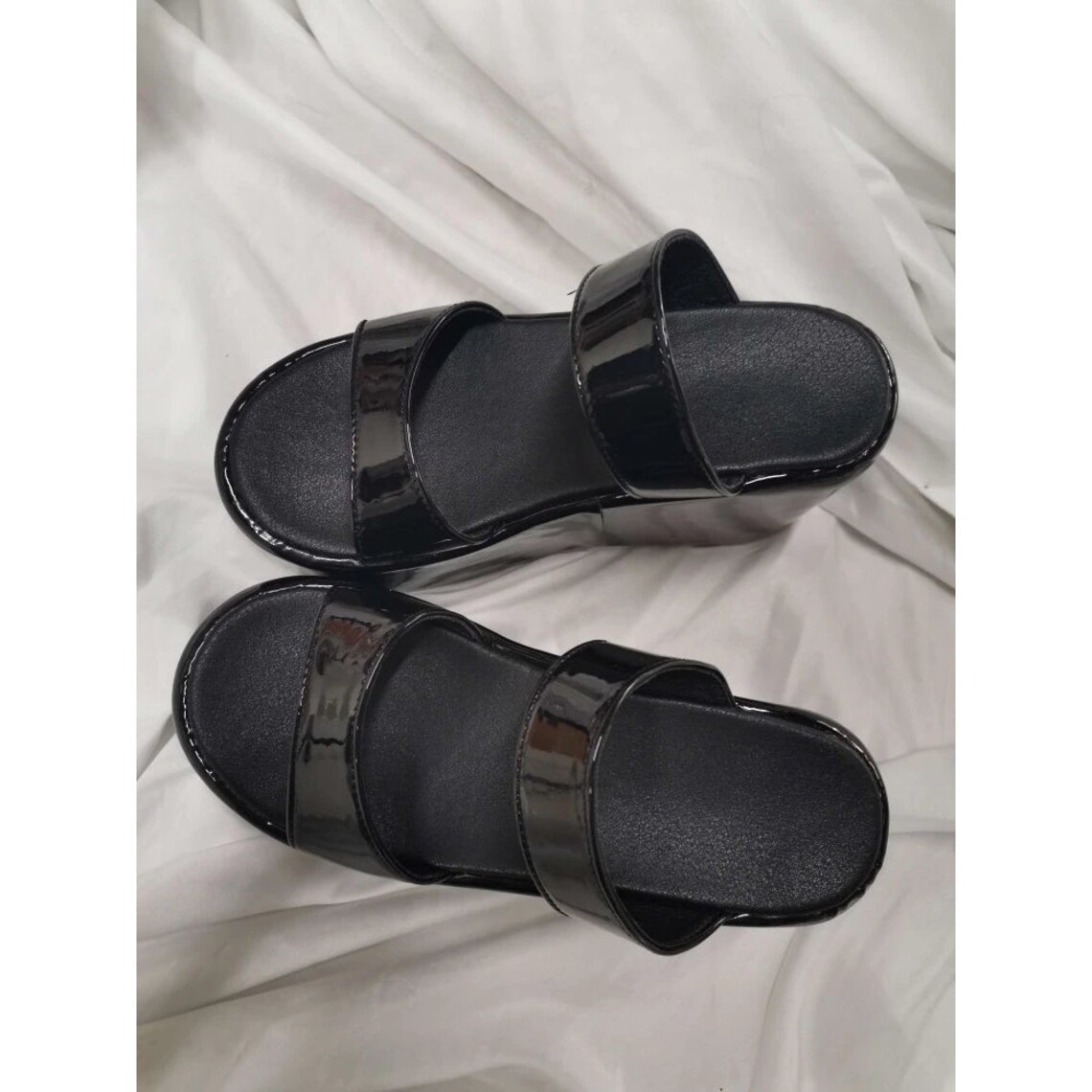 goth beach platform sandals
